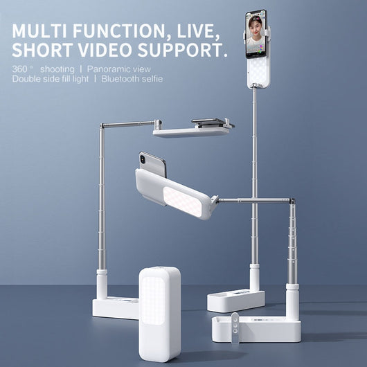 Soporte Selfie Portátil con Luz LED y Control Bluetooth Plegable - Image 12