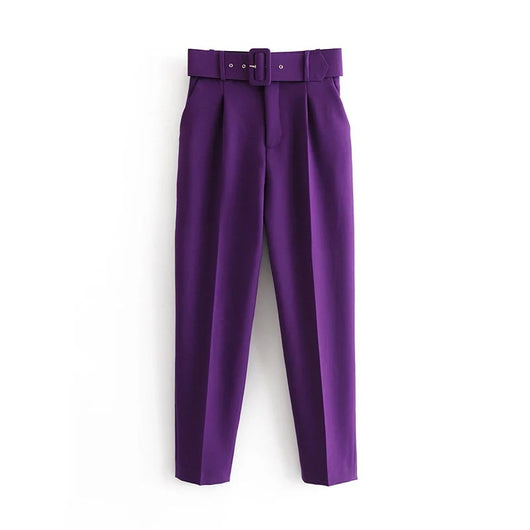 Pantalones Cintura Ajustable Estilo Europeo y Americano para Mujer - Image 10
