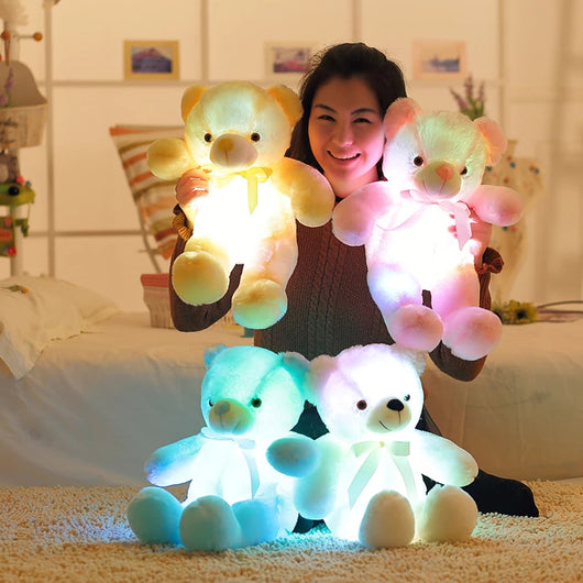 Osito de Peluche LED Luminoso Multicolor - Regalo Navideño Interactivo para Niños - Image 25