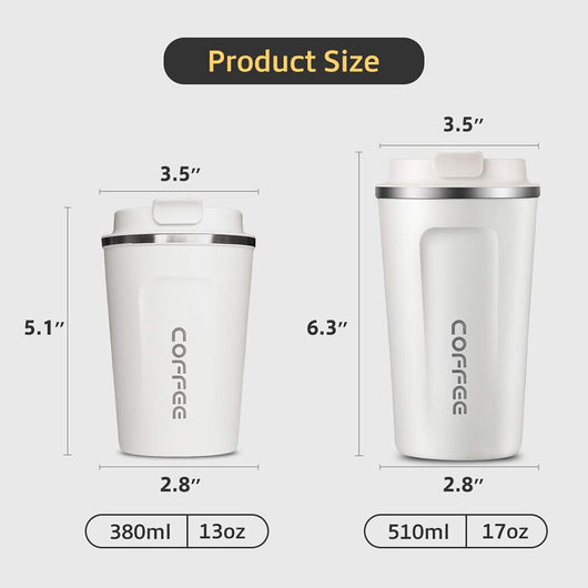 Taza Térmica de Acero Inoxidable para Café - Oficina y Viajes - Image 30