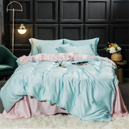 Juego de Cama Tencel Reversible de 80 Hilos - 4 Piezas - Image 29