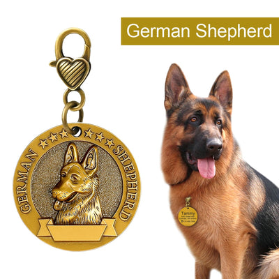 Placa de Identificación para Perros Grabada en Metal - Antiloss - Image 14