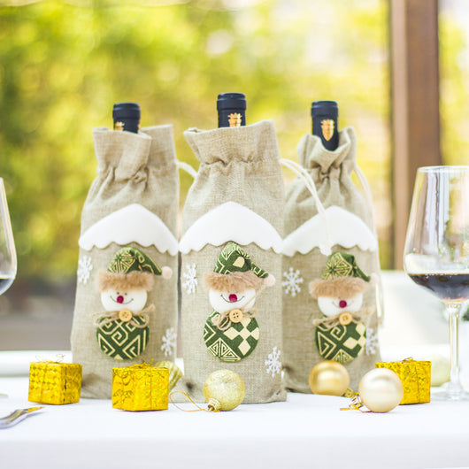 Calcetines Navideños para Botellas de Vino - Image 9