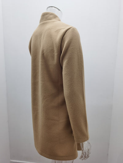 Blazer de Lana Cuello Alto Moda Europea Otoño Invierno - Image 37