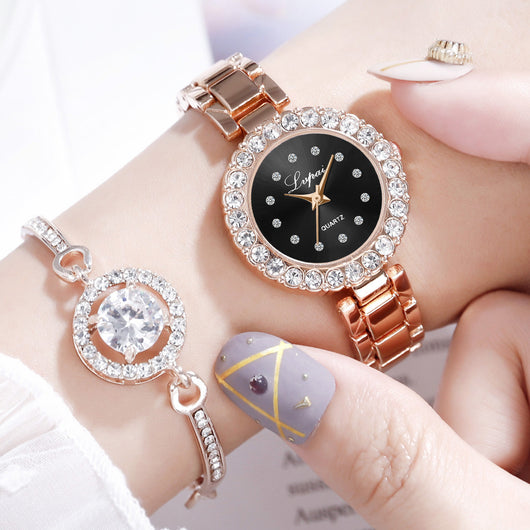 Reloj de Pulsera Brazalete Lujo para Mujer - Colección Cuarzo Fashion - Image 8