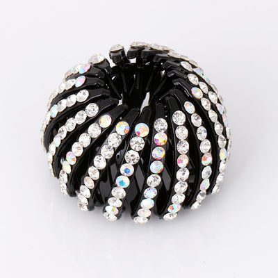 Pasador de Nido de Pájaro con Rhinestones Coloreados para Coleta - Image 18
