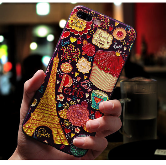 Funda para iPhone con Diseño en Relieve Tridimensional - Image 2