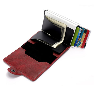 Monedero RFID de Cuero Crazy Horse para Hombre - Portacédulas Minimalista - Image 14