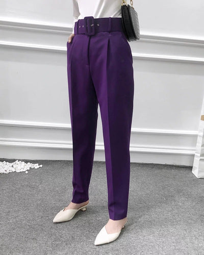 Pantalones Cintura Ajustable Estilo Europeo y Americano para Mujer - Image 8