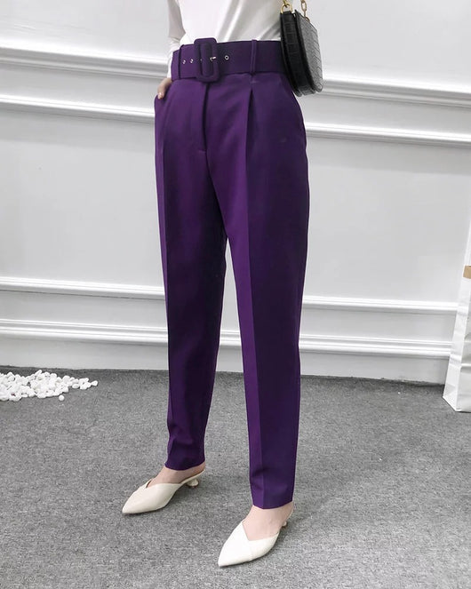 Pantalones Cintura Ajustable Estilo Europeo y Americano para Mujer - Image 8