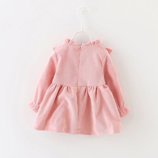 Vestido Largo Coreano de Manga Larga - Image 6