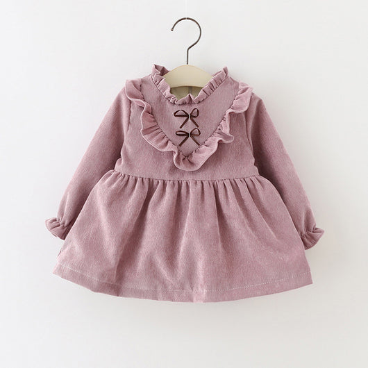 Vestido Largo Coreano de Manga Larga - Image 16