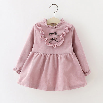 Vestido Largo Coreano de Manga Larga - Image 17