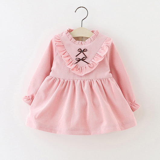 Vestido Largo Coreano de Manga Larga - Image 18