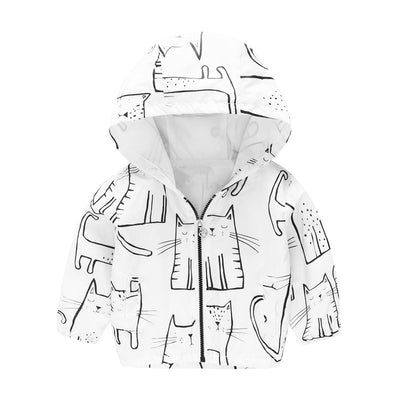 Chaqueta con Capucha y Estampado Moderno - Image 17