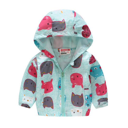Chaqueta con Capucha y Estampado Moderno - Image 26