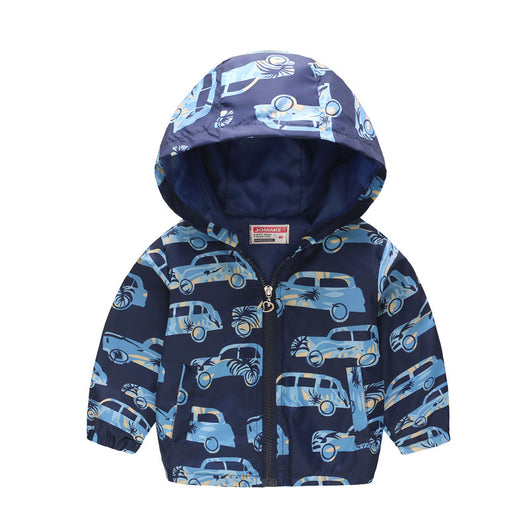 Chaqueta con Capucha y Estampado Moderno - Image 29