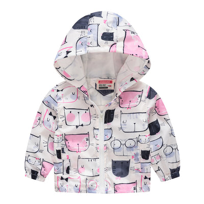 Chaqueta con Capucha y Estampado Moderno - Image 42