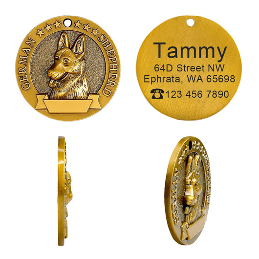 Placa de Identificación para Perros Grabada en Metal - Antiloss - Image 13