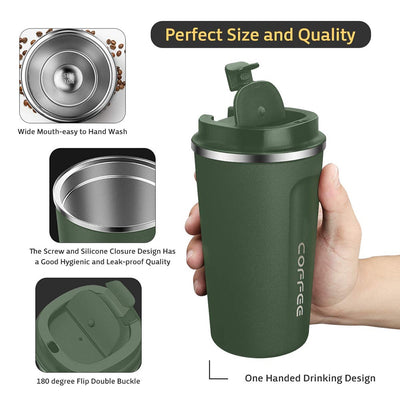 Taza Térmica de Acero Inoxidable para Café - Oficina y Viajes - Image 18