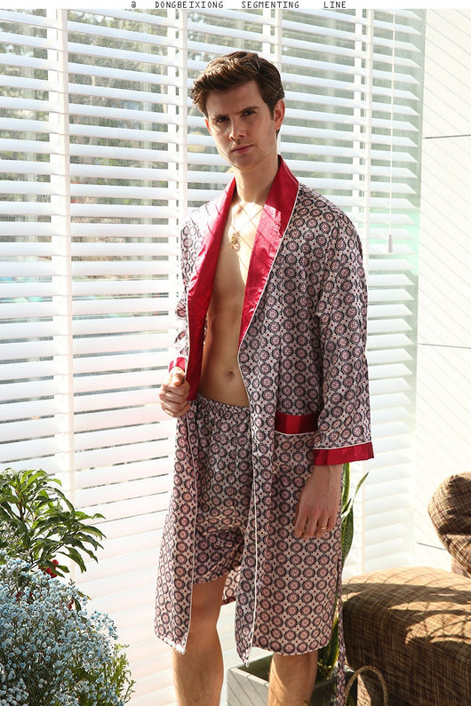 Pijama de Seda Ligera con Manga Larga para Verano - Image 11