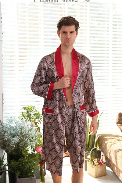 Pijama de Seda Ligera con Manga Larga para Verano - Image 14