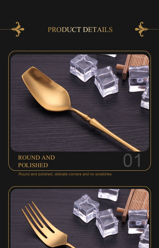 Juego de 4 Cucharas de Acero Inoxidable Premium - Image 73