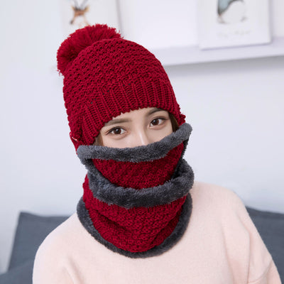 Gorro Tejido Cálido para Otoño e Invierno - Image 23