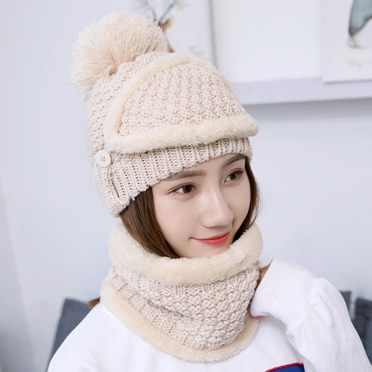 Gorro Tejido Cálido para Otoño e Invierno - Image 29
