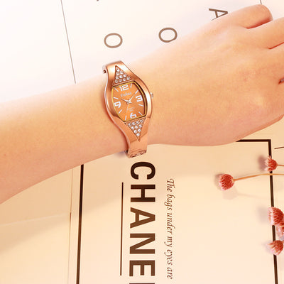Reloj de Pulsera Dorado Rosa para Mujer - Image 16