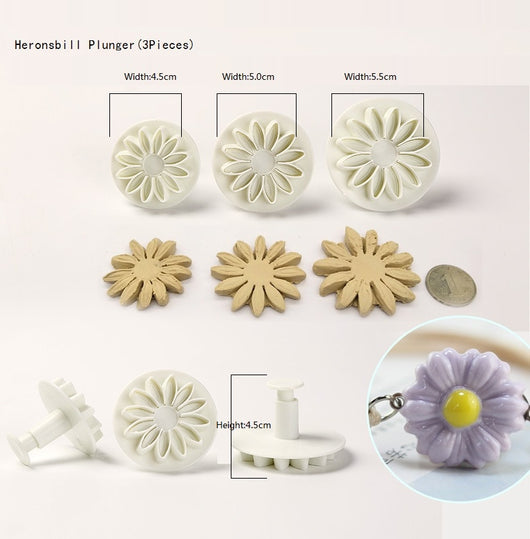 Kit Profesional de Moldes para Flores en Fondant y Decoración de Pasteles - Image 6