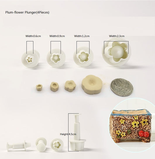 Kit Profesional de Moldes para Flores en Fondant y Decoración de Pasteles - Image 9