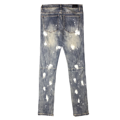 Jeans para Hombre con Diseño Splash y Desgarre Artístico - Image 31