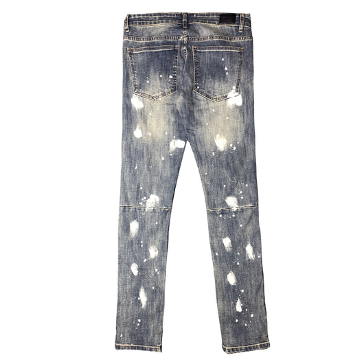 Jeans para Hombre con Diseño Splash y Desgarre Artístico - Image 31