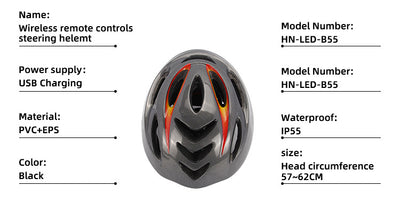 Casco Inteligente para Bicicleta con Luces LED Direccionales - Image 8