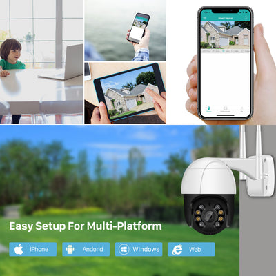 Cámara de Seguridad WiFi 360° con Movimiento y Visión Nocturna - Image 14