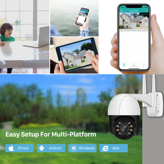 Cámara de Seguridad WiFi 360° con Movimiento y Visión Nocturna - Image 14