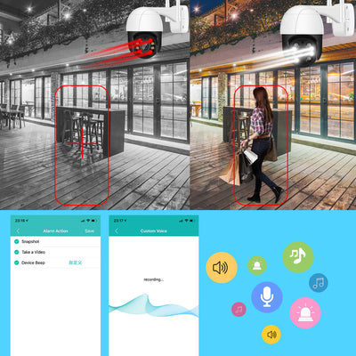 Cámara de Seguridad WiFi 360° con Movimiento y Visión Nocturna - Image 16