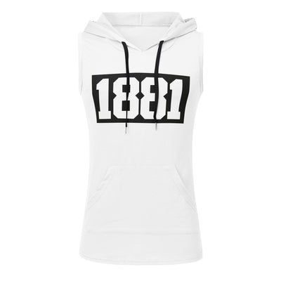 Sudadera Deportiva sin Mangas con Estampado de Letras para Hombre - Image 33