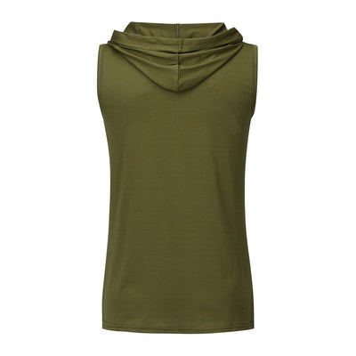 Sudadera Deportiva sin Mangas con Estampado de Letras para Hombre - Image 38