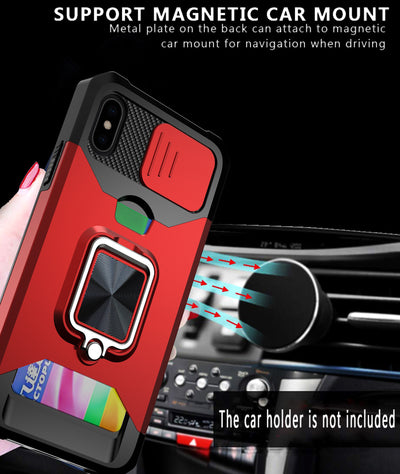 Funda Protectora con Soporte Magnético y Anillo para Tarjeta - Image 19