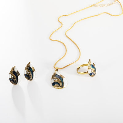 Conjunto de Joyas Gota de Agua - Image 11