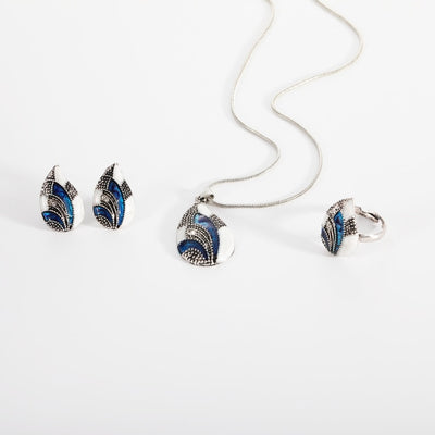 Conjunto de Joyas Gota de Agua - Image 12