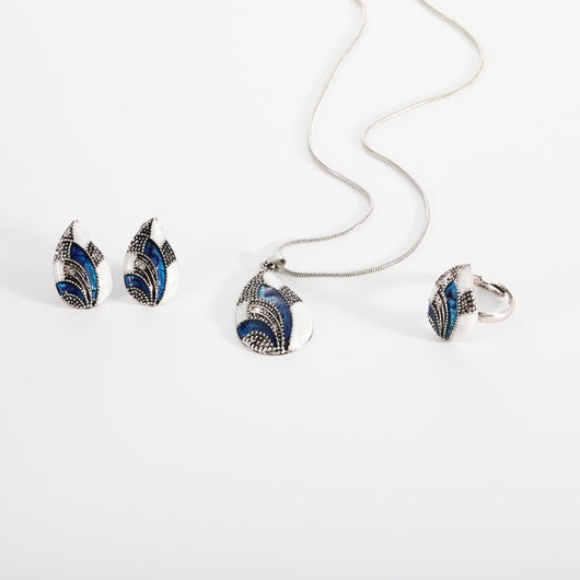 Conjunto de Joyas Gota de Agua - Image 12