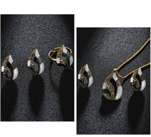 Conjunto de Joyas Gota de Agua - Image 14
