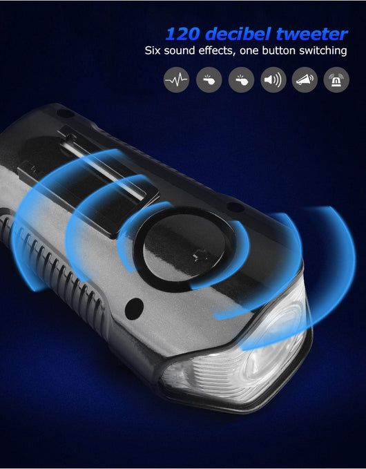 Luz Frontal para Bicicleta Resistente al Agua con Carga USB - Image 10
