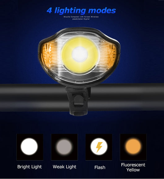 Luz Frontal para Bicicleta Resistente al Agua con Carga USB - Image 11
