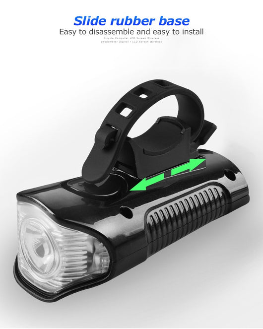 Luz Frontal para Bicicleta Resistente al Agua con Carga USB - Image 14