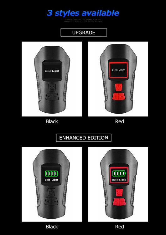 Luz Frontal para Bicicleta Resistente al Agua con Carga USB - Image 16