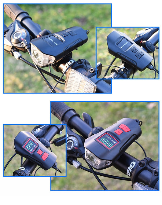 Luz Frontal para Bicicleta Resistente al Agua con Carga USB - Image 18